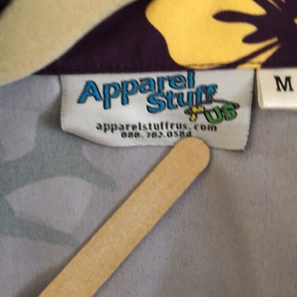 Man’s Short Sleeve Button Down Floral Hawaiian Shirt Size  M - Picture 4 of 6